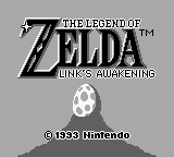 Legend of Zelda, The - Link's Awakening (Germany) Title Screen
